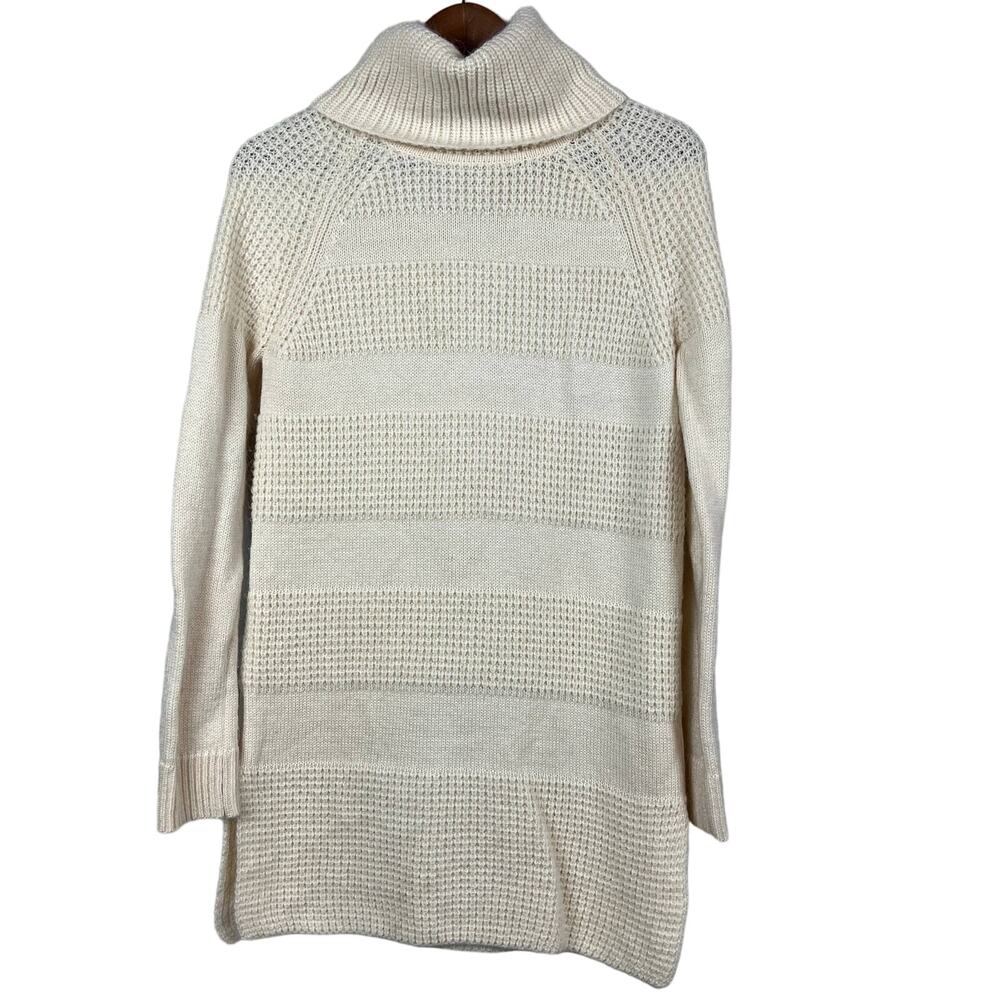 Intermix Turtleneck Wool & Mohair Sweater Dress Cream DIY - L